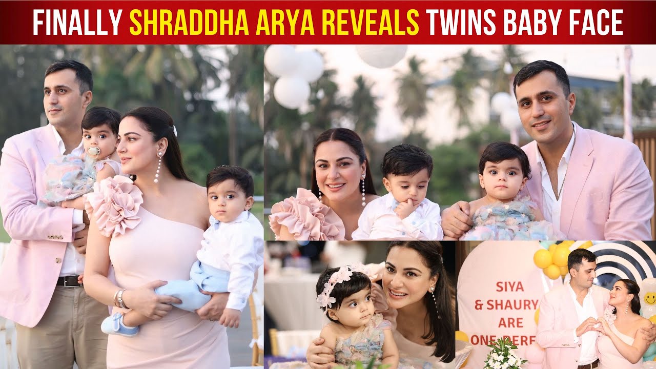 Kundali Bhagya Actress Shraddha Arya Twins Baby Grand Birthday Celebration With Husband Rahul Nagal