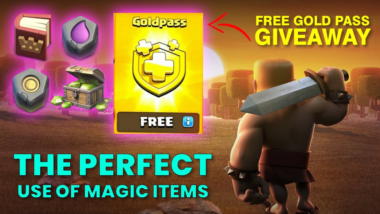 [HINDI] THE PERFECT USE OF MAGIC ITEMS | GOLD PASS GIVEAWAY!