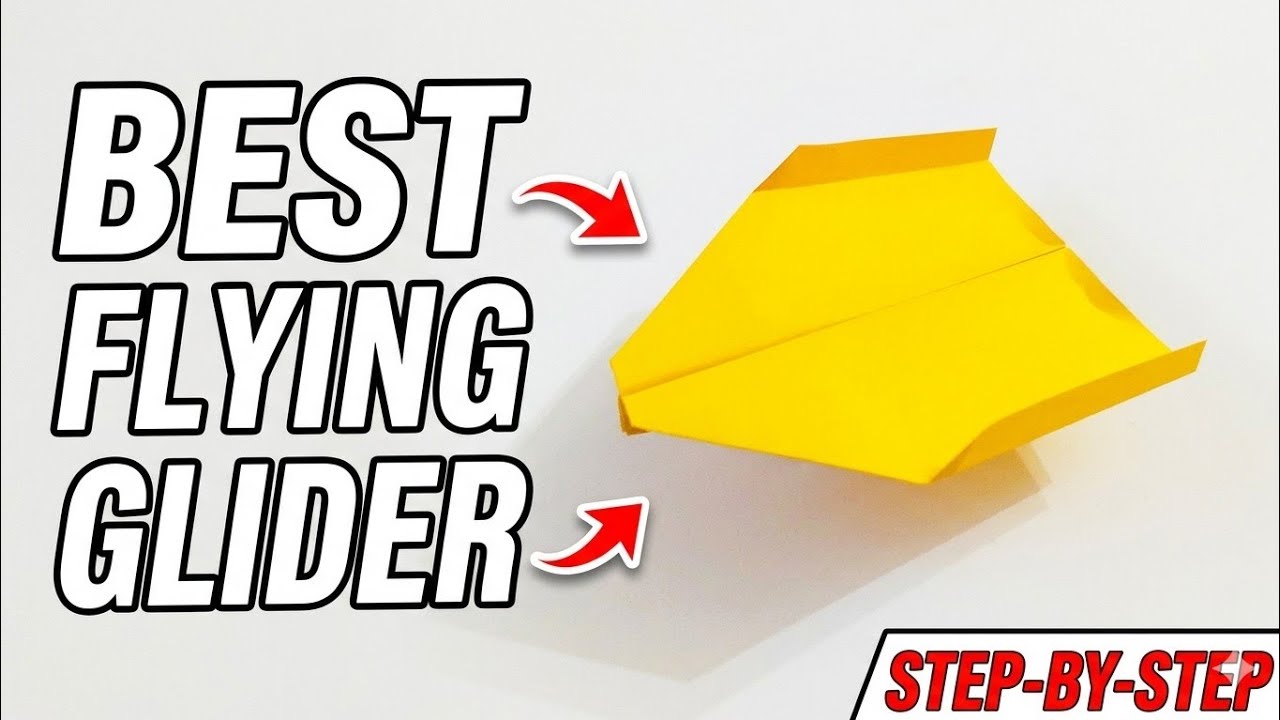 How to Make a Long Distance Flying Paper Plane | Easy Origami Glider