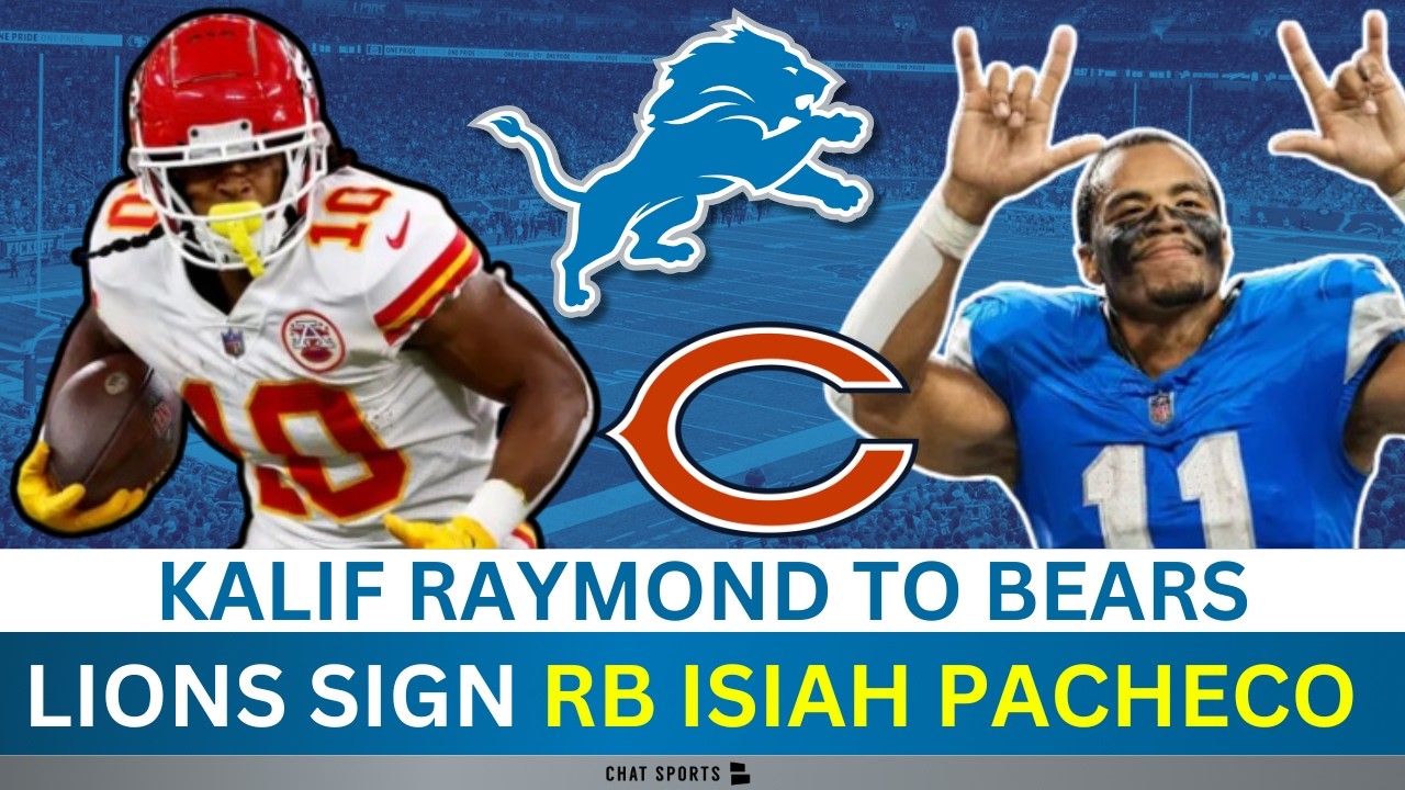Lions Sign RB Isiah Pacheco & Kalif Raymond To Bears | Lions Free Agency