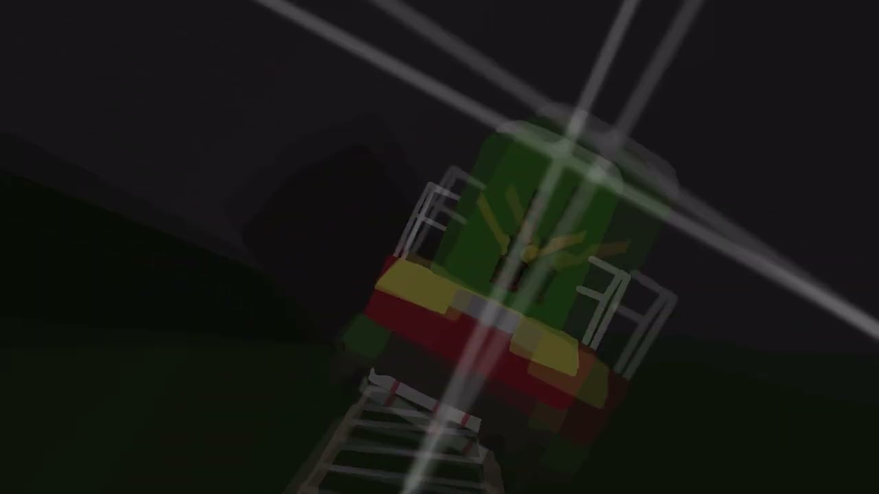 Cargo train crash.