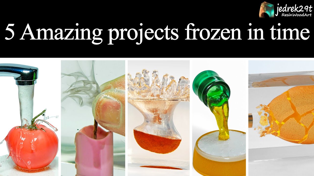 5 Amazing Epoxy Resin Projects Frozen in Time / RESIN ART