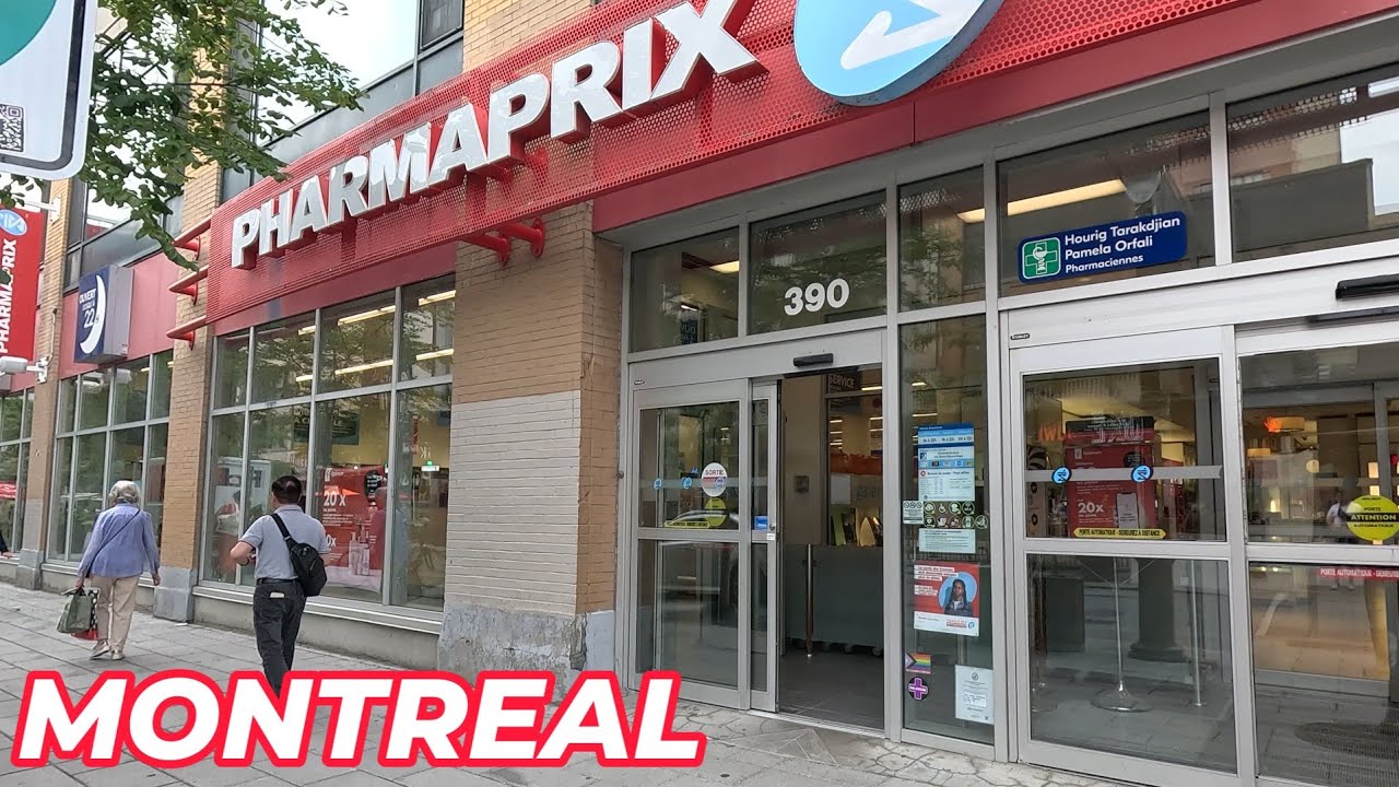 My First Visit to Pharmaprix (Shoppers Drug Mart) in Downtown Montreal