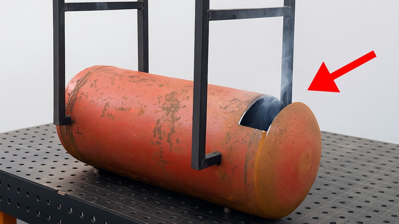 This Gas Cylinder Has a Secret Inside!