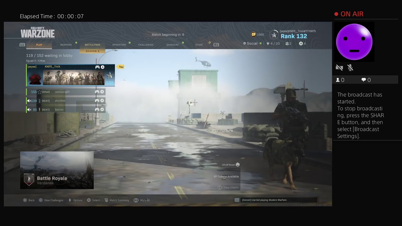 KNIFE__Trick's Live PS4 Broadcast