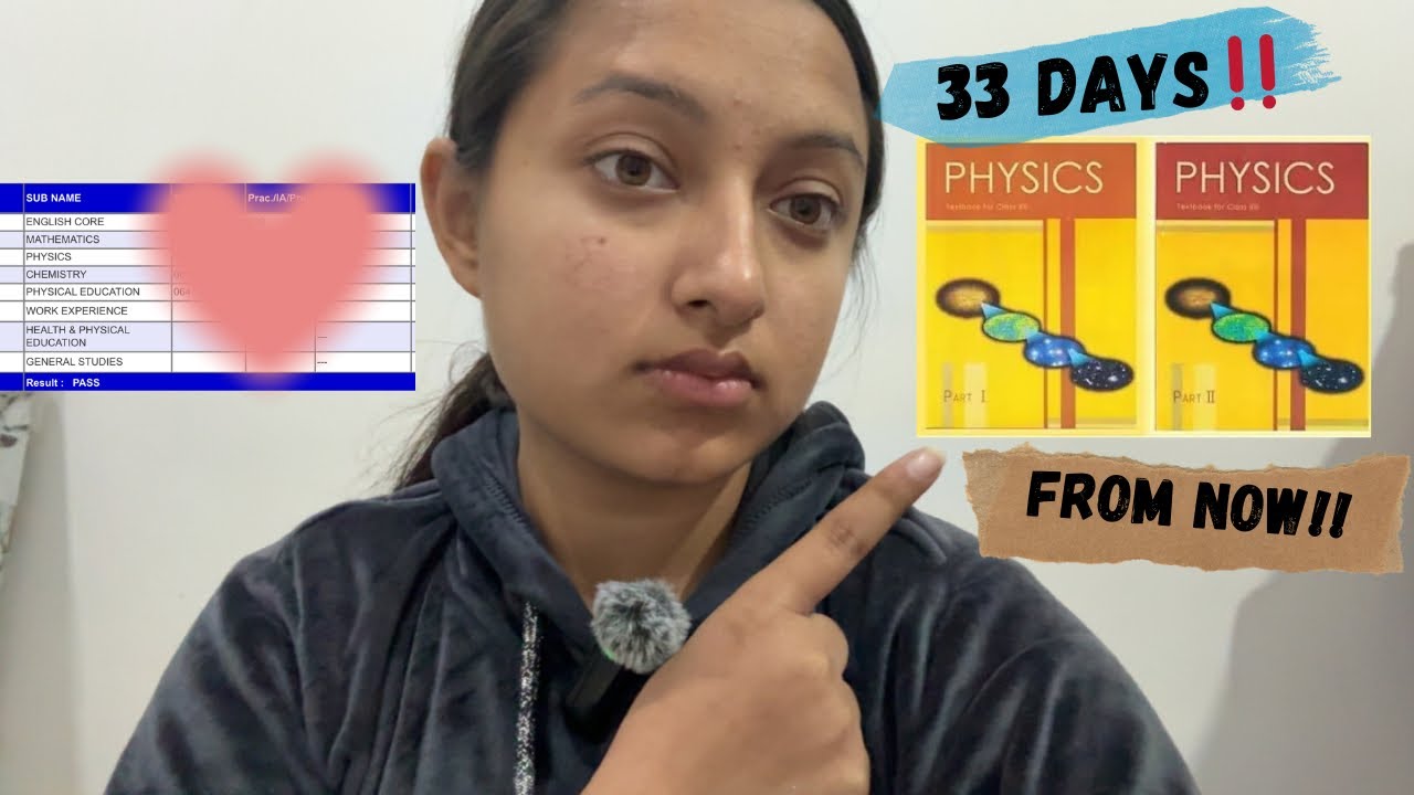 100 marks in PHYSICS in 33 DAYS😨!!