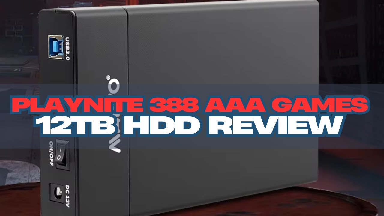 Playnite 12TB External Hard Drive | 390+AAA Games for Windows PC | Aliexpress 2025 Review