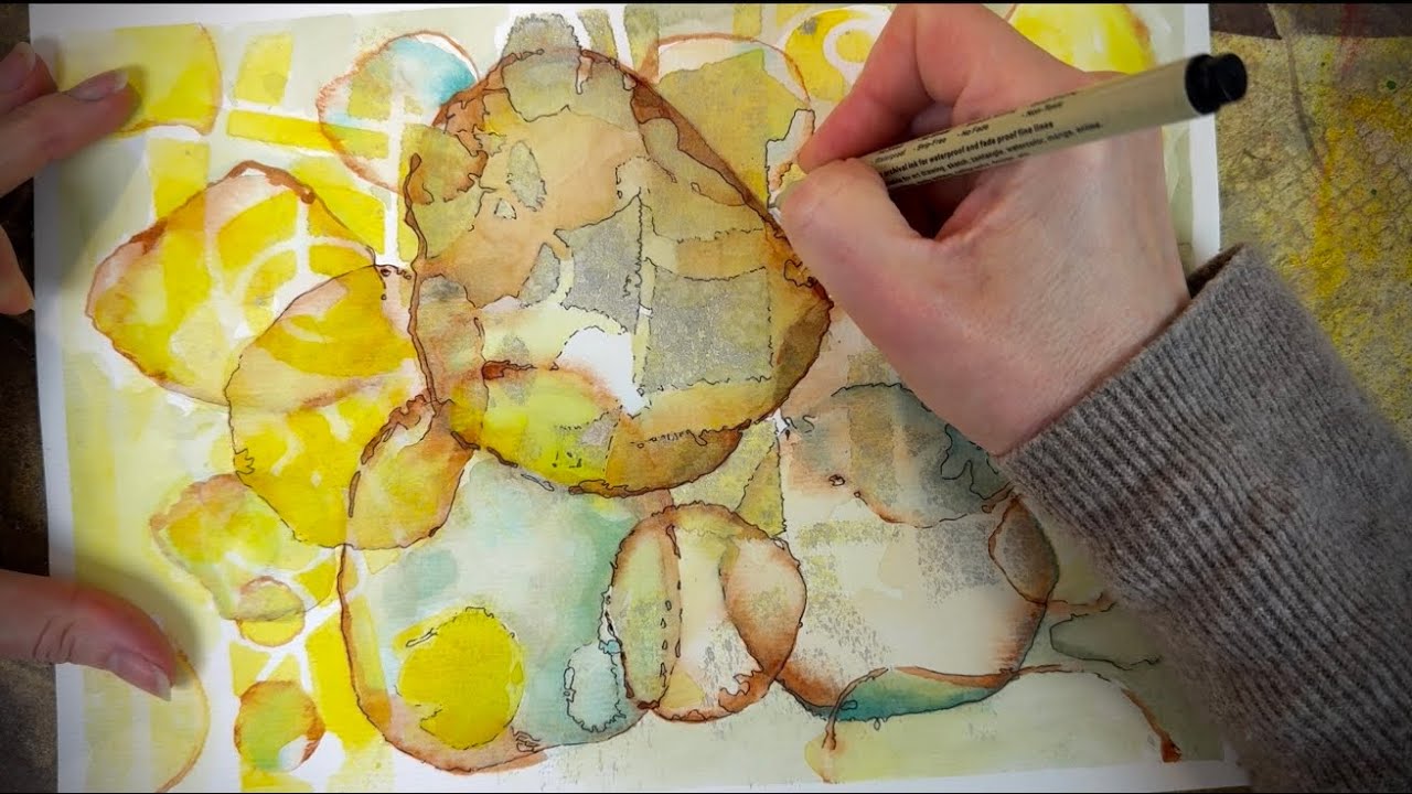 Aquarell abstrakt - eine stille Inspiration 