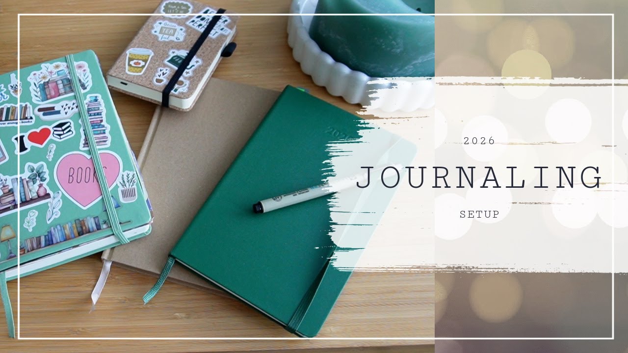 JOURNALING SETUP 2026 // Reading journal, content planner & agenda