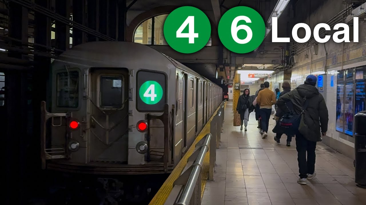 NYC Subway: R62A, R142, & R142A (4) (6) Local Trains @ 96 Street (4 to 3 Av-138 St)