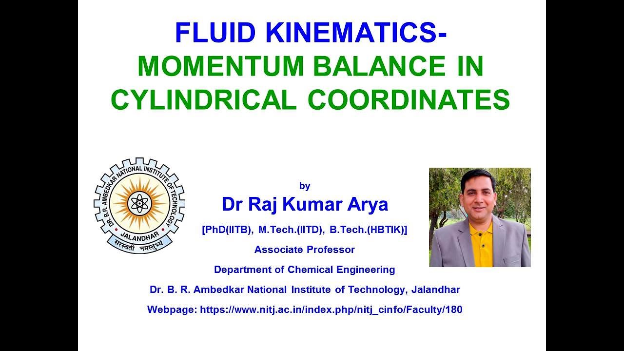 Momentum Balance in Pipe derivation of flow rate drag force||Hagen&ndash;Poiseuille equation|| Dr R K ARYA