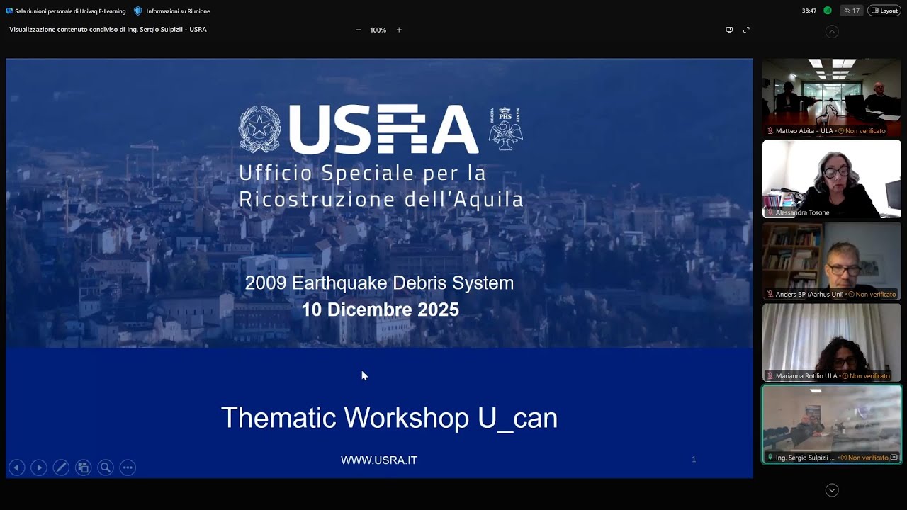 U_CAN Thematic Workshop - 10/12/2025