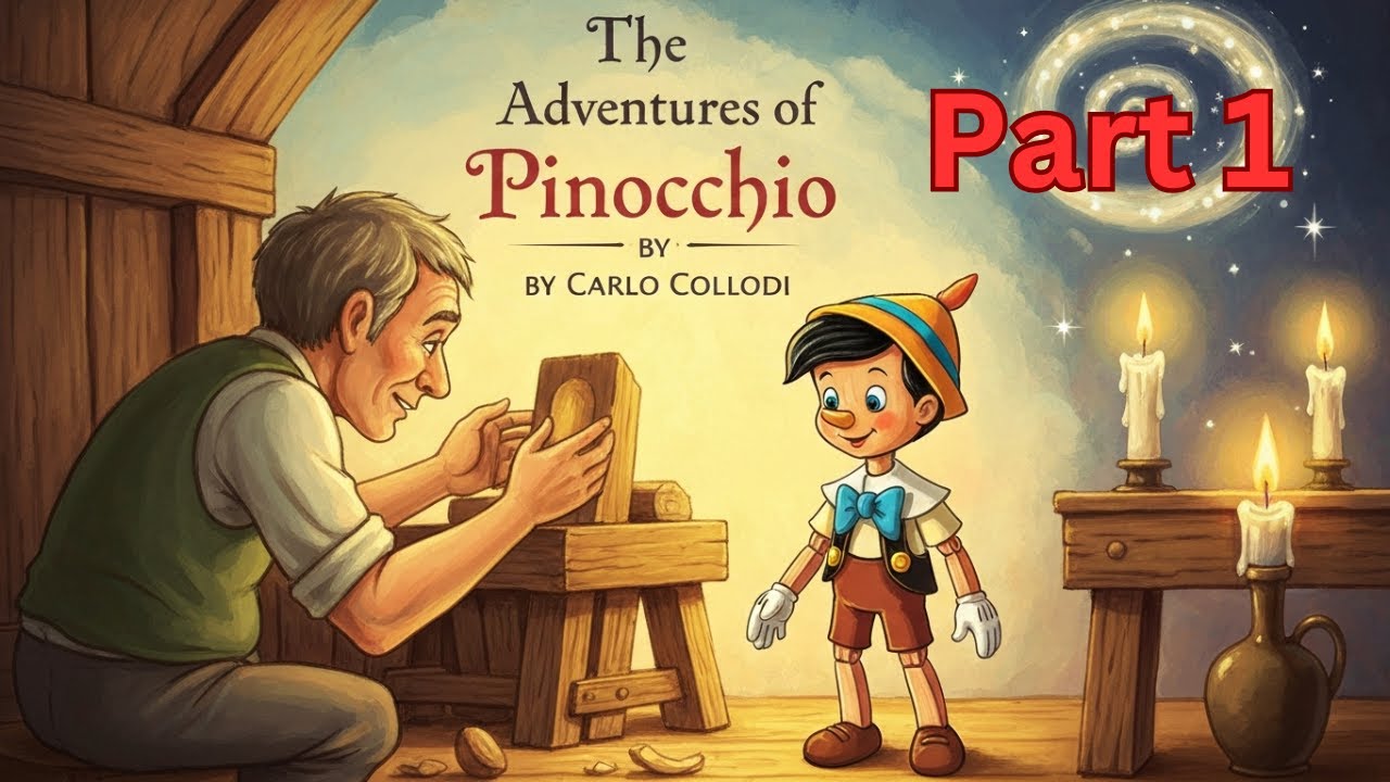 The Adventures of Pinocchio By Carlo Collodi - Part 1 - Audiobook