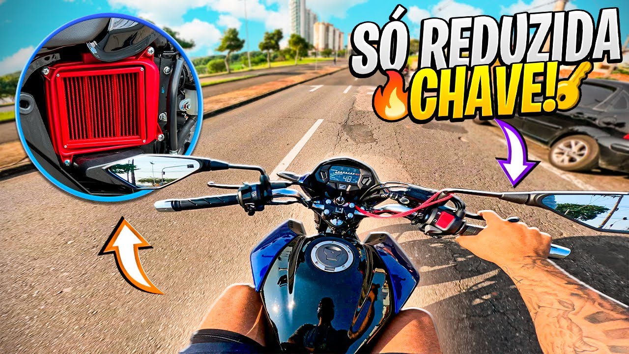 PRIMEIRO MOTOVLOG COM FILTRO ESPORTIVO NA TITAN 160 0km 2024