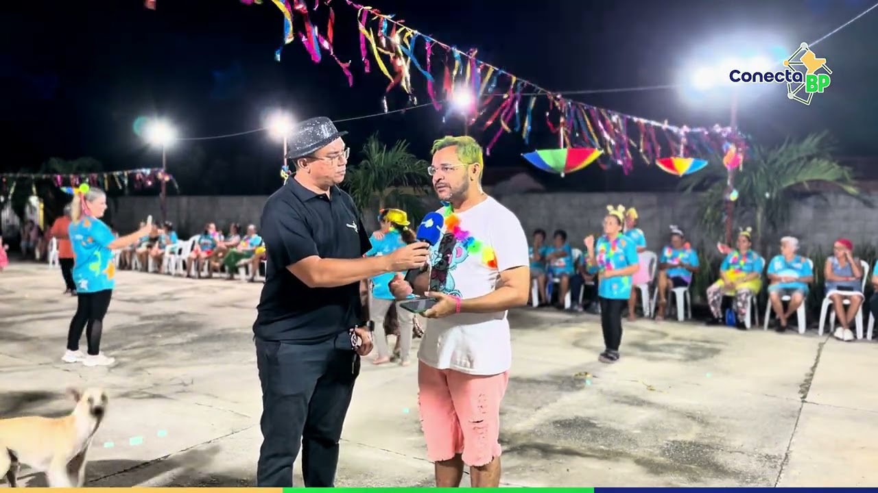 O Conecta BP esteve no CRAS Luiz Batista de Moraes acompanhando o Carnaval da Melhor Idade.
