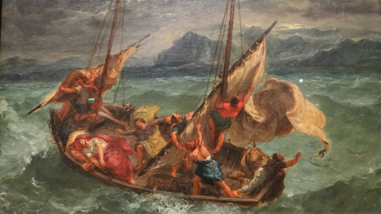Jésus apaise une tempête. Marc 4, 35-41