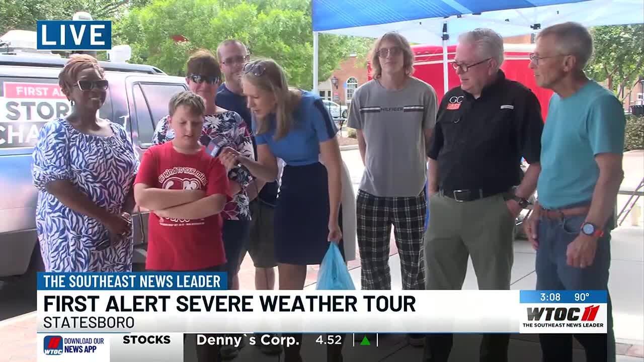 WTOC&rsquo;s Severe Weather Preparedness Tour stops in Statesboro