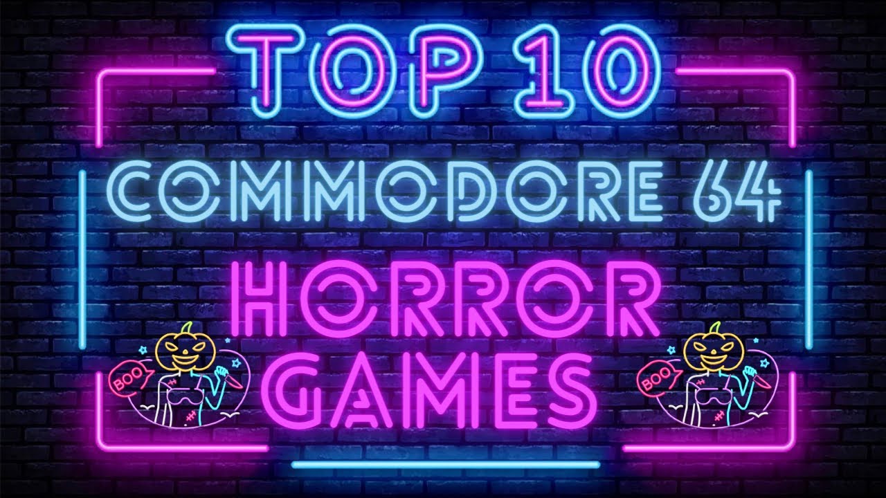 10 Amazing Commodore 64 C64 Horror Games to play!
