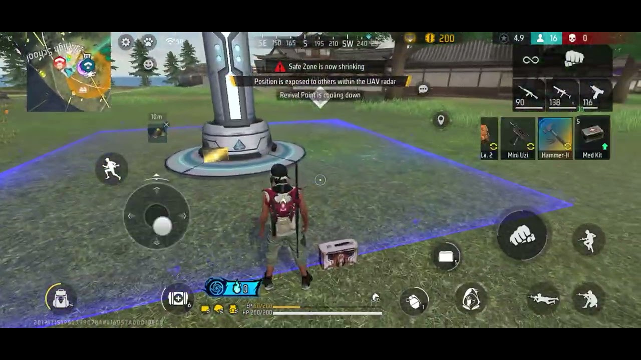 LIBERANDO LAS CAJAS QUE BAJAN CERCA DE CLOCK TOWER SALE ARMA LEGENDARIA#youtube #freefire#gameplay
