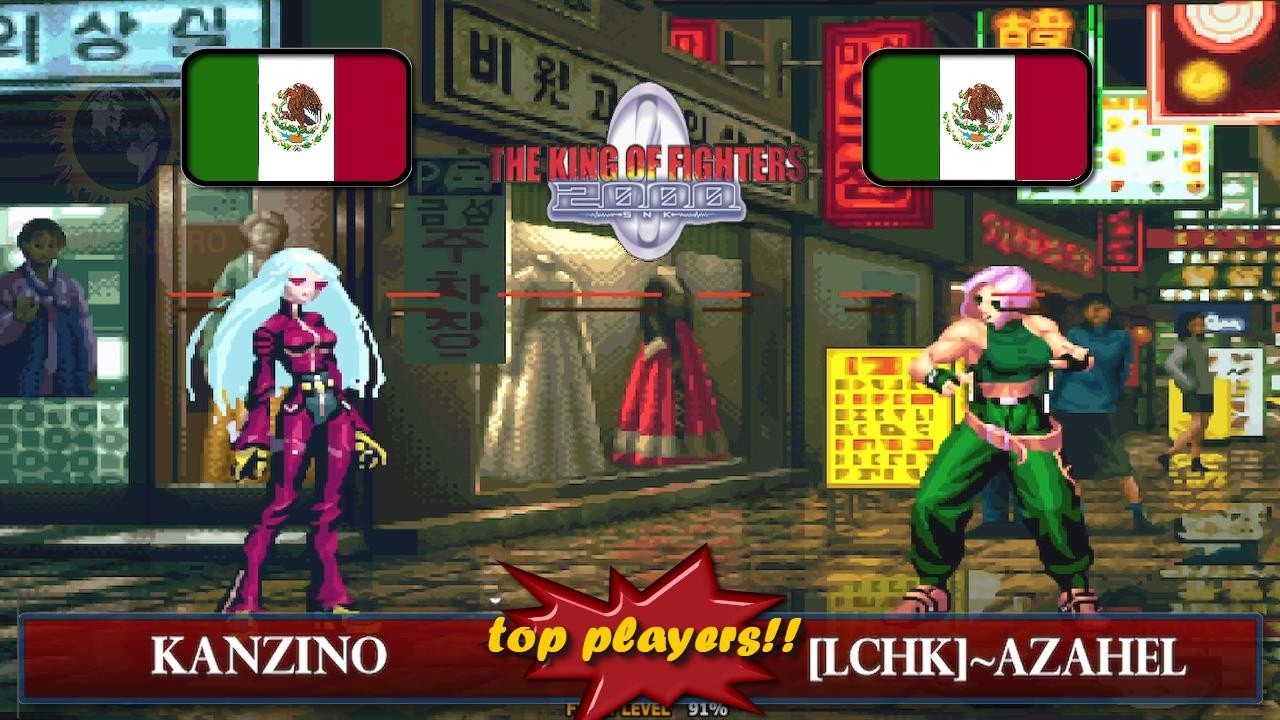 [TOPs KOF 2000 FT5] Kanzino (Mex) vs [LCHK]~Azahel (Mex) #kof2000