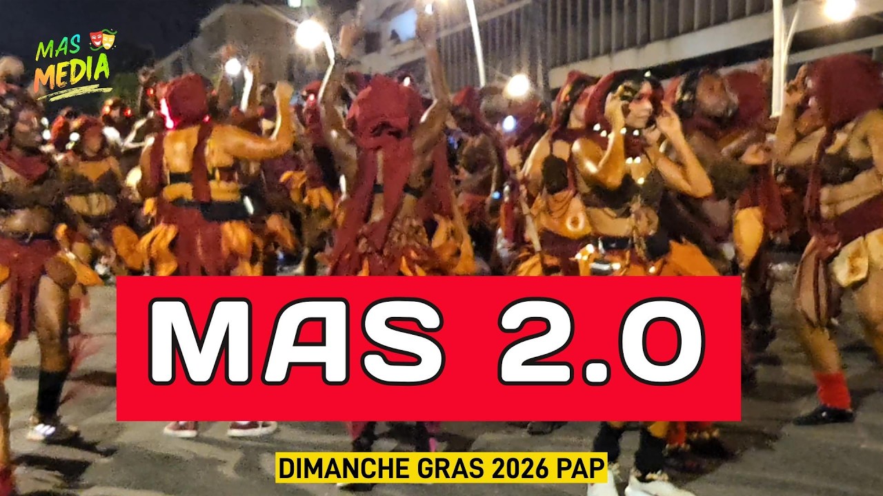 MAS 2 0 - Dimanche Gras 2026 - à Pointe à Pitre