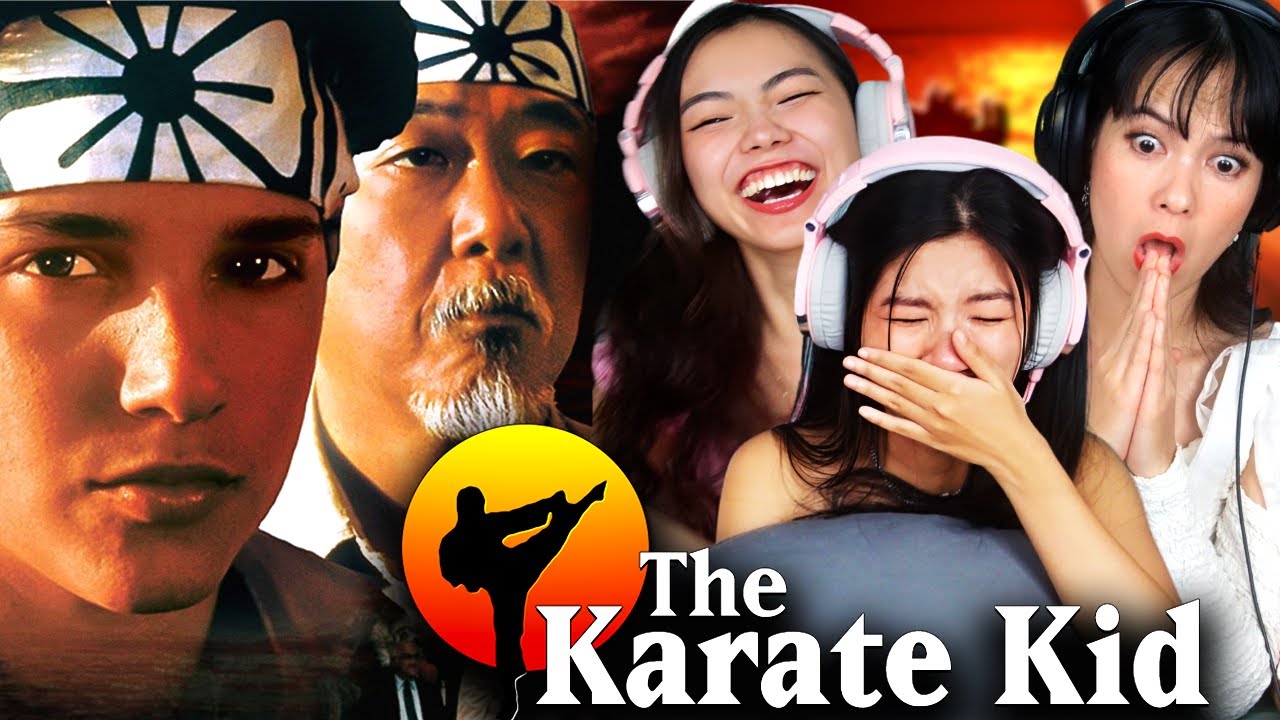 Foreign Girls React | The Karate Kid | First Time Watch
