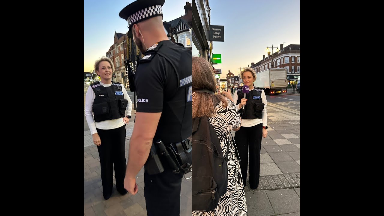 Commissioner Lisa Townsend discusses Operation Shield after joining officers on patrol in Epsom