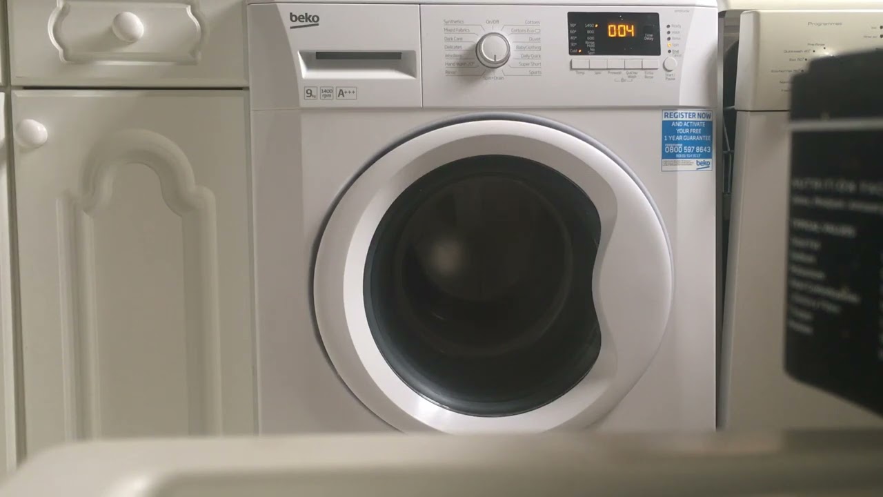 Beko - empty spin only 1400rpm