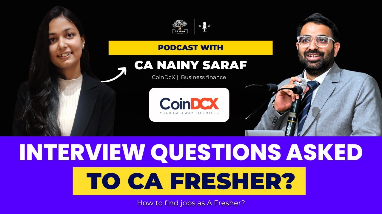 Interview Questions asked to CA Fresher? || How to find jobs as A Fresher?