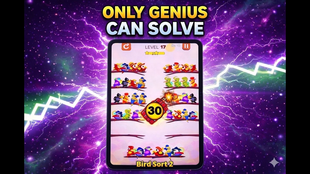 Is this level even POSSIBLE?! 😱 Bird Sort 2 (Level 17)