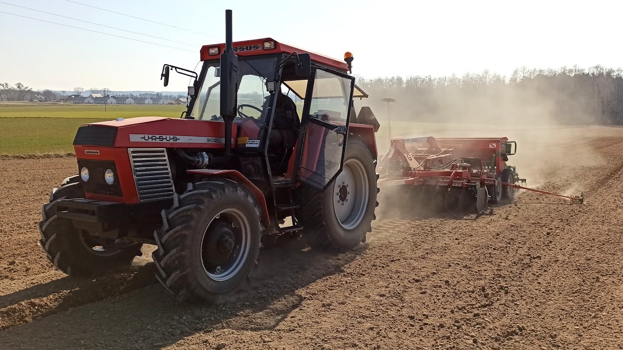 ☆ Siew Jęczmienia jarego 2022 ☆ URSUS 1014 / Grano-System Shark Shop3.0 / Agro-Masz SR-300