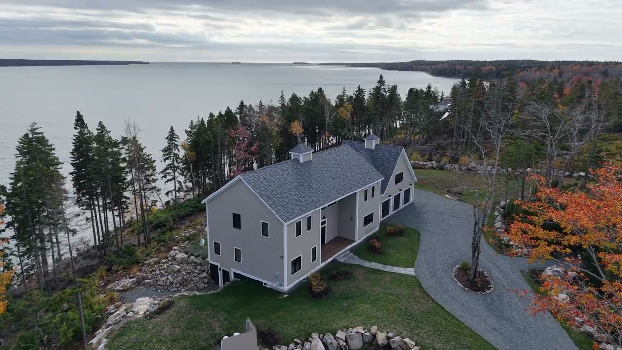 Maine Coastal Living at Its Finest | Waterfront Home Tour in Gouldsboro
