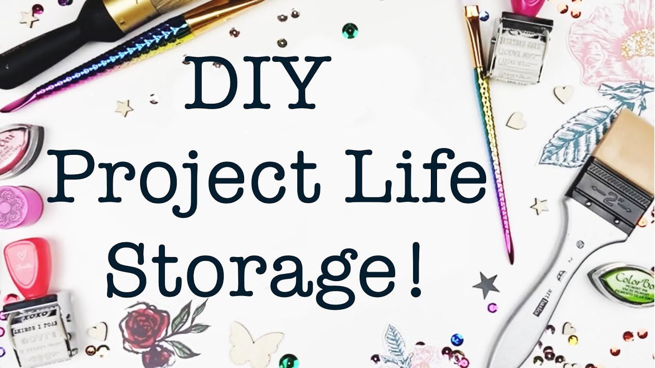 DIY Project life Storage out of Cardboard!!!
