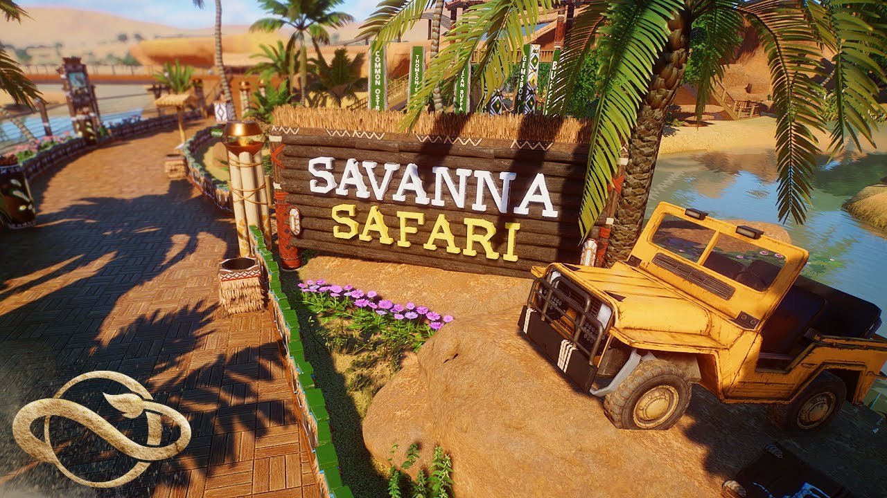 Savanna Safari! New Tour Build | Planet Zoo Speed Build (Die Aarde Se Rand)
