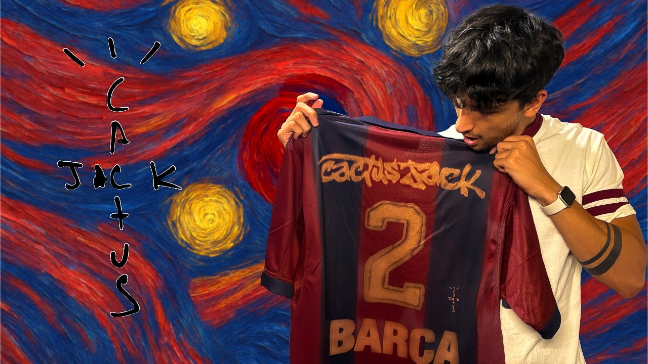 Unboxing the CJ x FC Barcelona Retro 2000/01 Skeleton Jersey