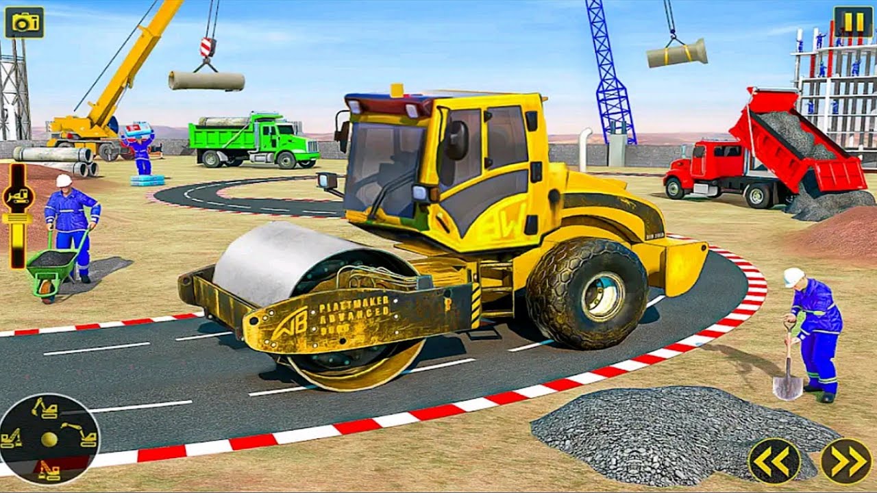 City Construction Excavator Simulator 2021: Fork Lift Mode Missions - Android Gameplay