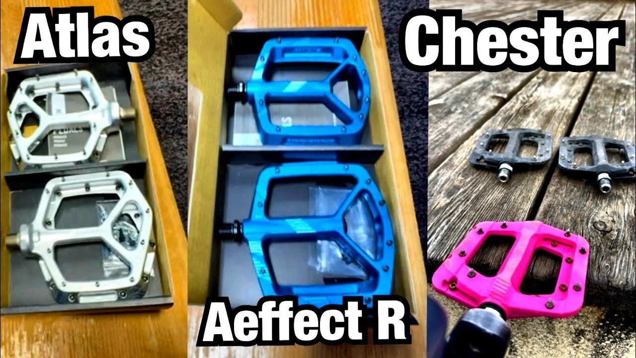 Мої нові педалі та порівняння моделей Raceface. Atlas, Aeffect R, Chester Large, Ride.