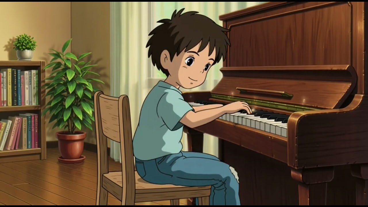 🎹 Deep Sleep Piano ASMR | Ghibli Style 🌙 No Vocals | Relaxing Sleep Music