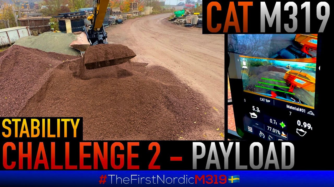 Excavator Challenge 2 CAT PAYLOAD 💪 #rototilt #tiltrotator #cat #caterpillar #excavator
