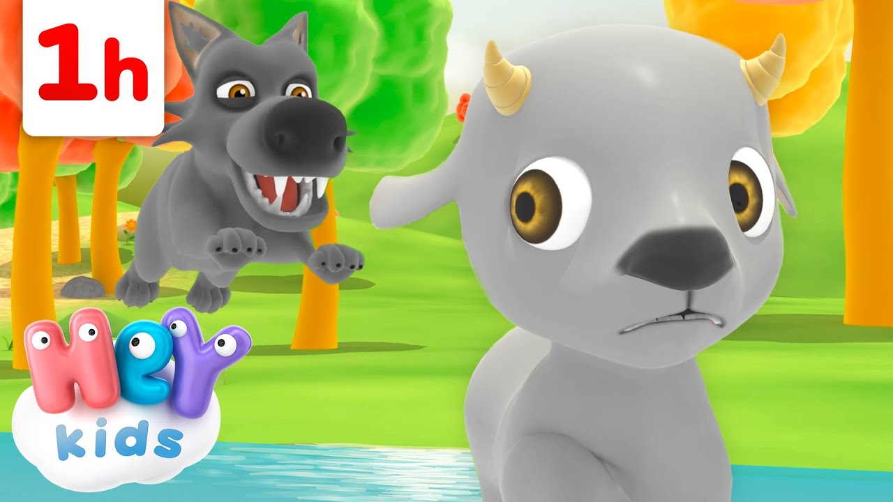 La Cabrita y El Lobo Feroz 🐐🐺 | Canciones para Niños | HeyKids - Canciones infantiles