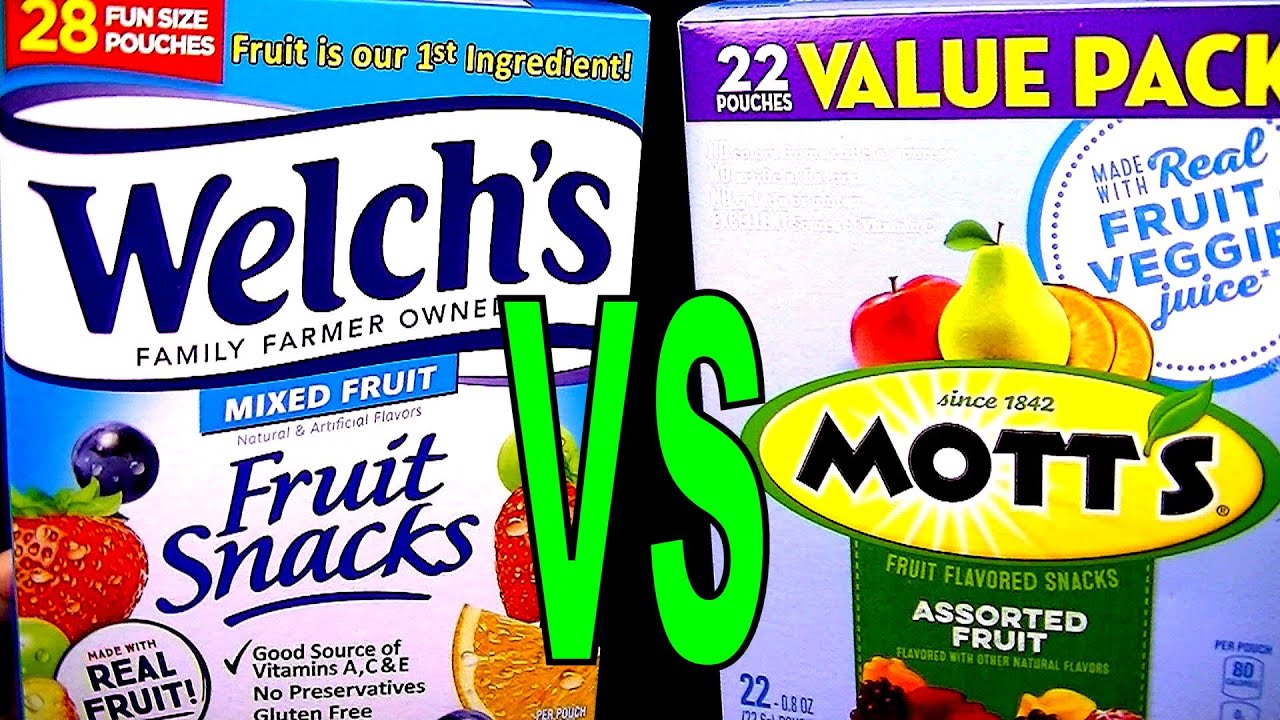Фруктовые закуски Welch's и Mott's: какие фруктовые закуски лучше купить? Обзоры продуктов FoodFi...