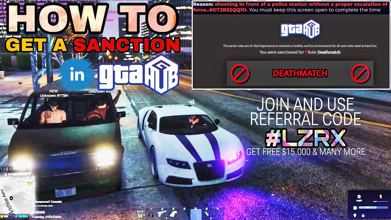 How to get a DEATH MATCH SANCTION | ​⁠​⁠@GTAHUB PE