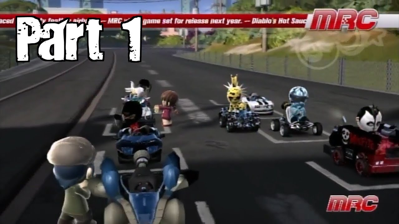 ModNation Racers - Splitscreen Online Races (2013) | Part 1