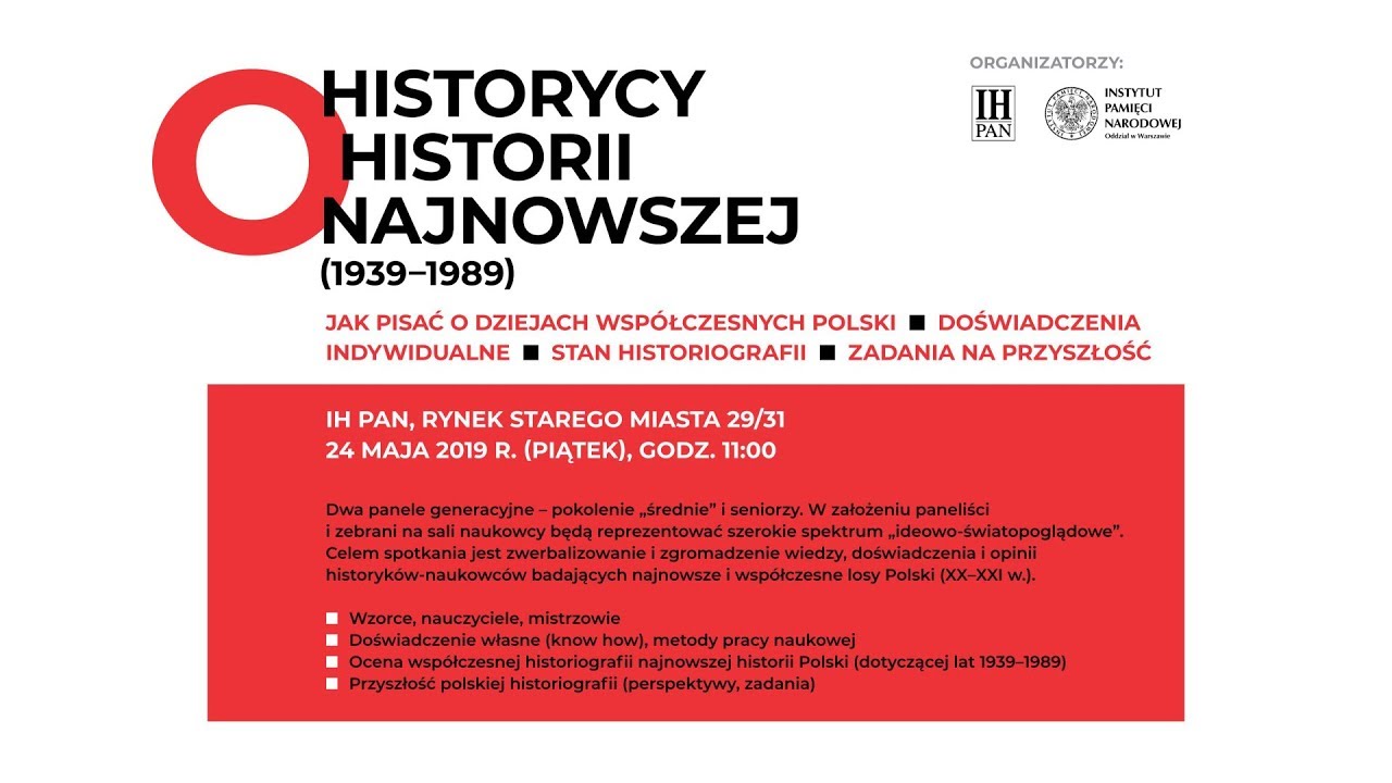 IPNtv: Historycy o historii najnowszej (1939&ndash;1989) - panel 2 (grupa &bdquo;średniego&rdquo; pokolenia)