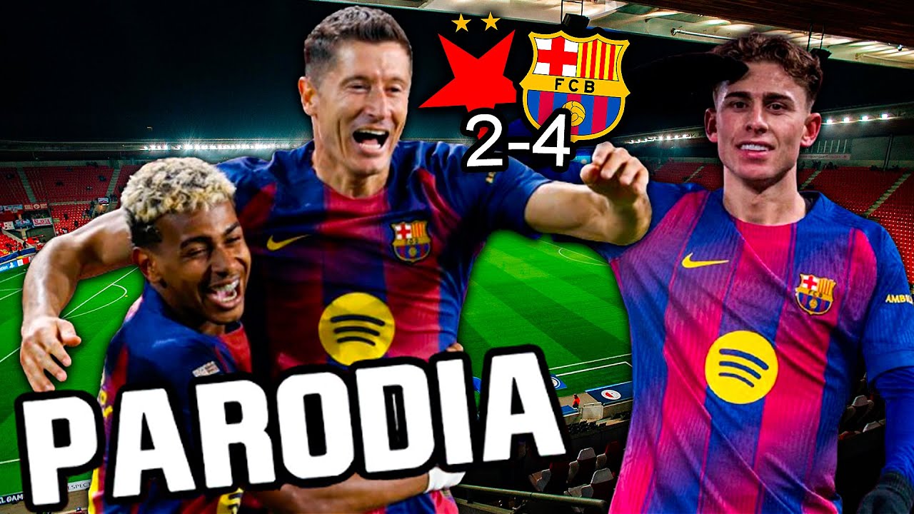 ⭐ Canción Slavia Praga vs Barcelona 2-4 (Parodia - La Remontada) | Fase Grupos UCL 2026