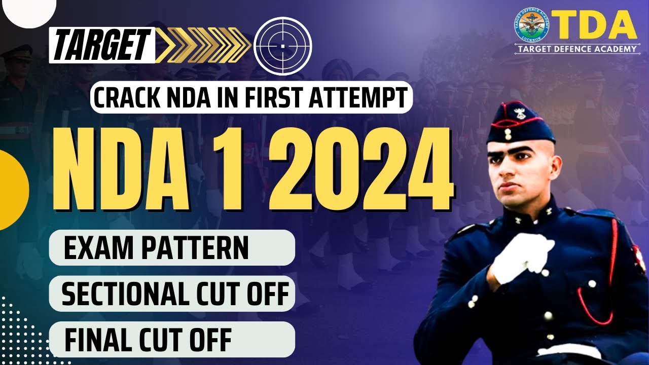 NDA 2024 Exam Pattern and Syllabus | Cut off Notification ft. Target Defence Academy