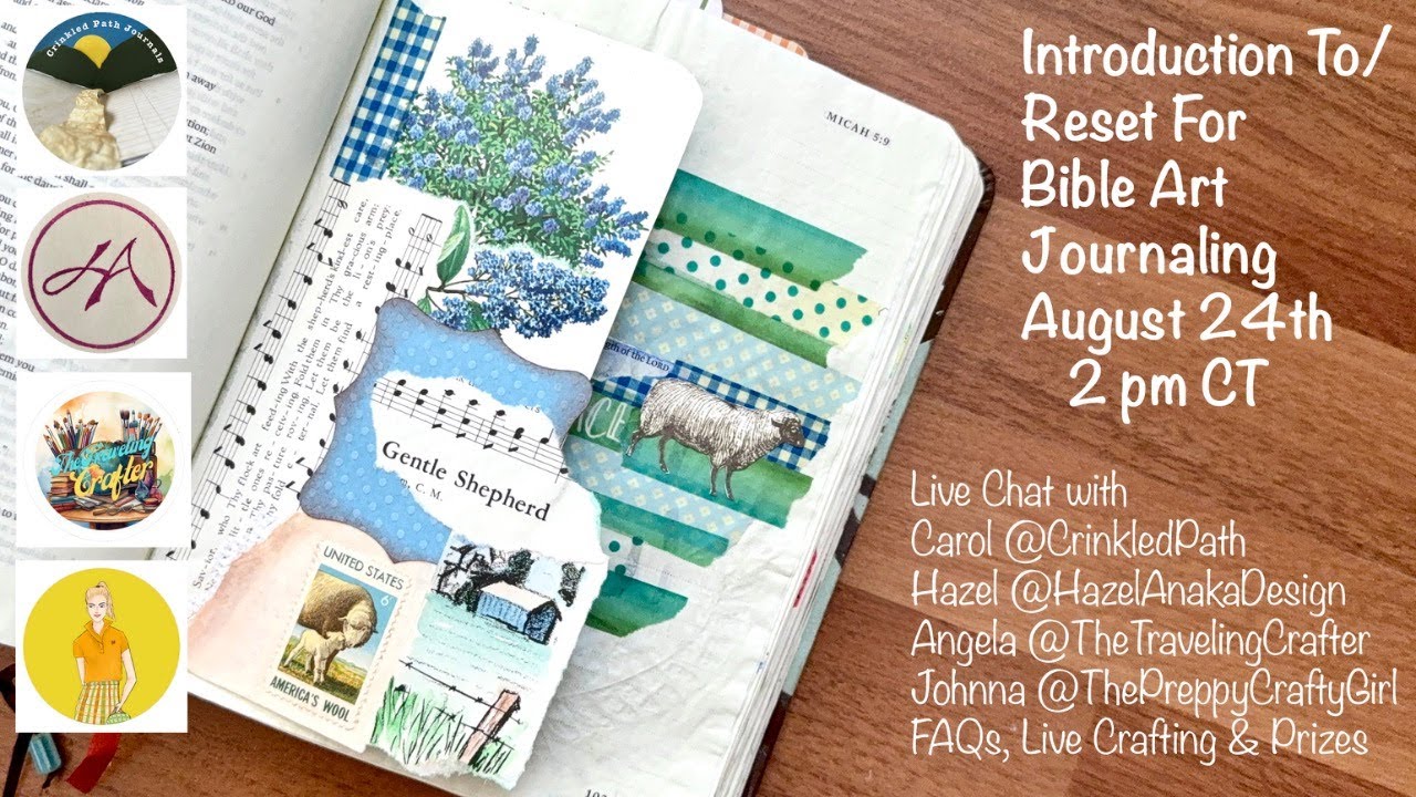 Introduction or Reset for Bible Art Journaling #BibleJournalingReset