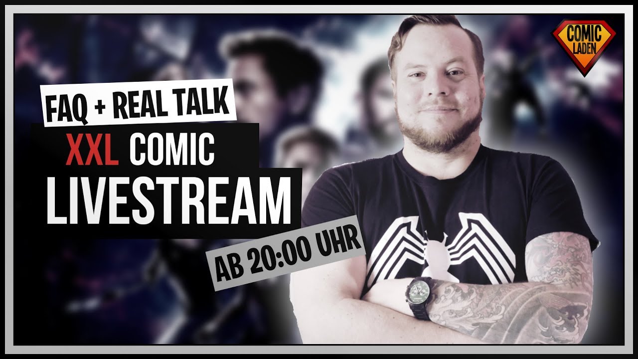 COMIC LIVESTREAM FRIDAY - Lockerer Comic-Talk mit dem Comicladendude