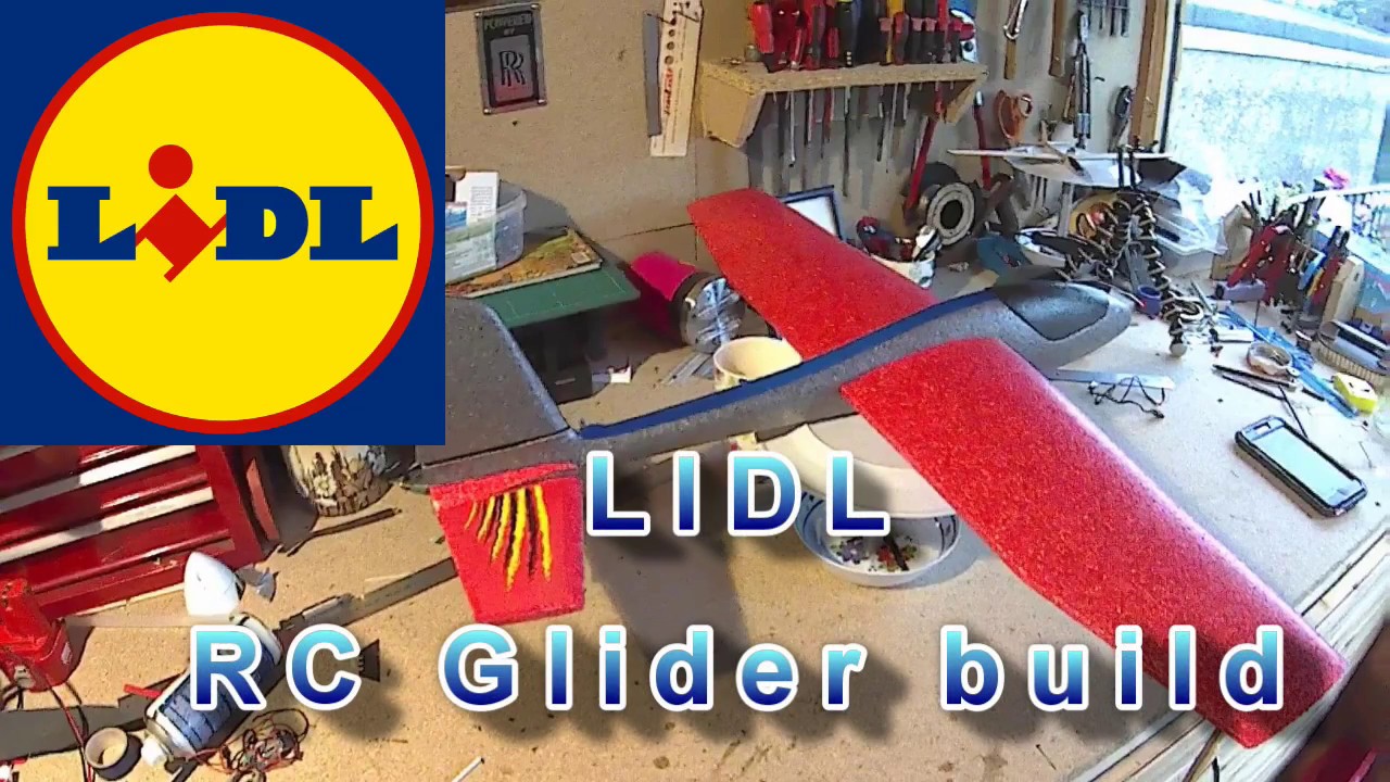 lidl glider RC conversion