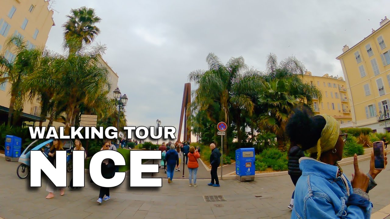 Nice, France 🇫🇷 &bull; City Center Walk &bull; Walking Tour &bull;